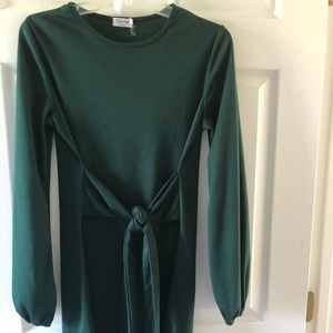 Long sleeve cotton dress